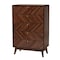 Baxton Studio Markell Mid-Century Modern Transitional Walnut Brown Finished Wood 5-Drawer Storage Chest 236-13269-ZORO - alternate 1